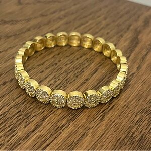 Like new Lisa Gozlan the pave happy face bracelet